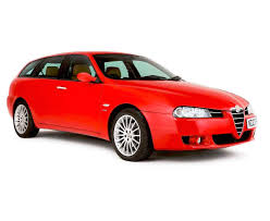 Alfa Romeo 156 Sportwagon – stijlvolle Italiaanse stationwagen met dynamisch design, kenmerkende driehoekige grille en geschikt voor transpondersleutels met afstandsbediening.