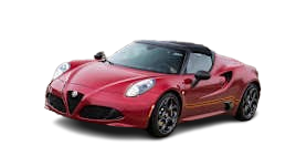 Alfa Romeo 4C – lichtgewicht sportwagen uit 2020 met koolstofvezel chassis, ronde LED-koplampen, middenmotor en smart key-technologie met keyless startfunctie.