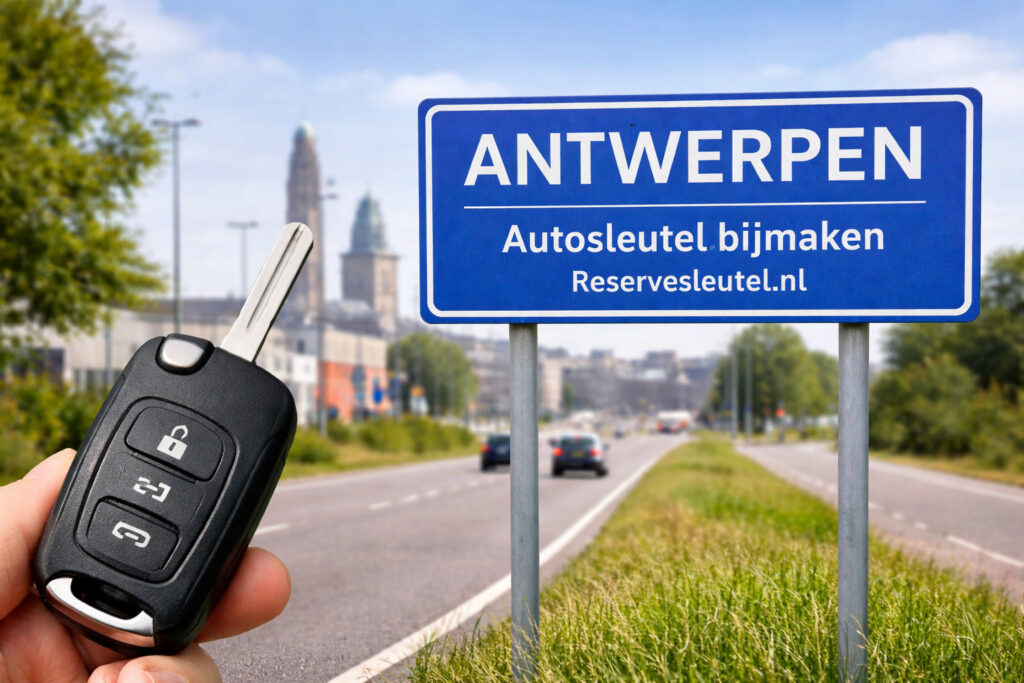 Autosleutel bijmaken in Antwerpen op locatie - Reservesleutel.nl