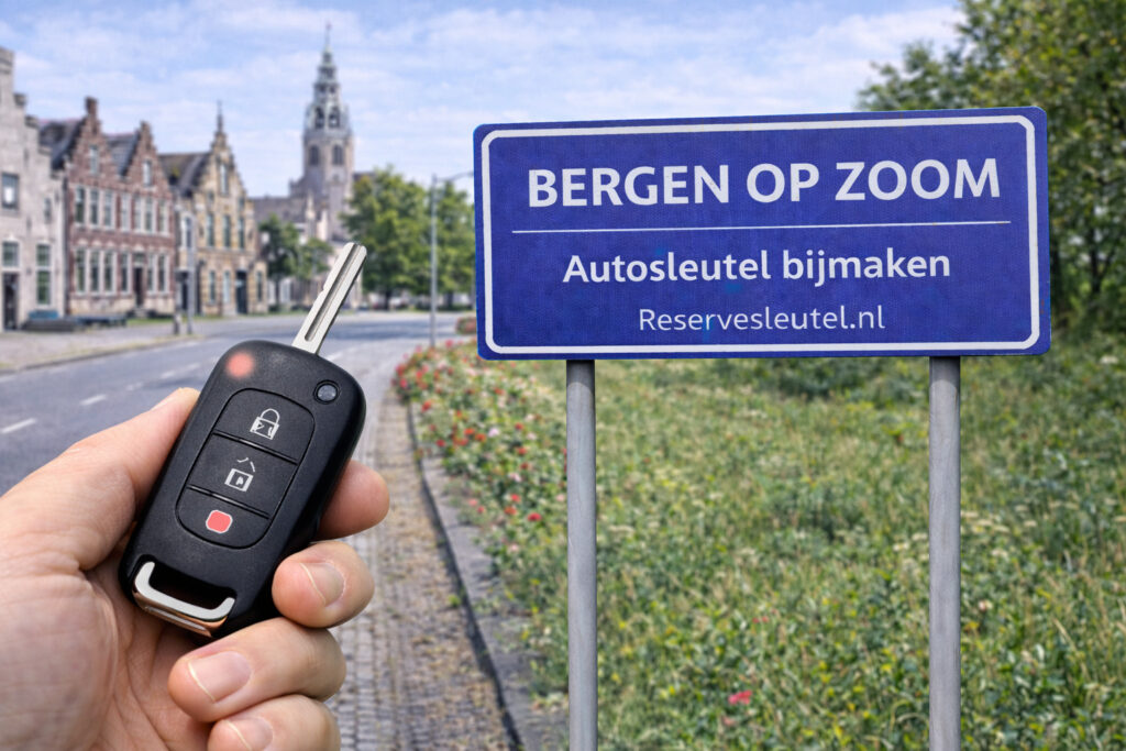 Autosleutel bijmaken in Bergen op Zoom op locatie - Reservesleutel.nl