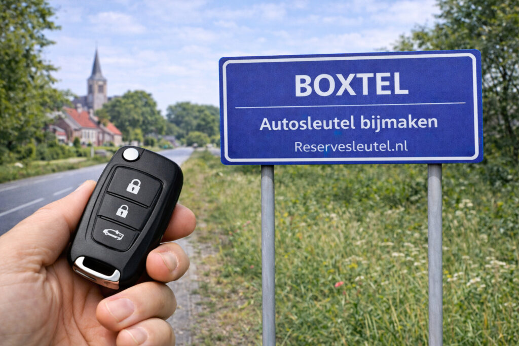 Autosleutel bijmaken in Boxtel op locatie - Reservesleutel.nl