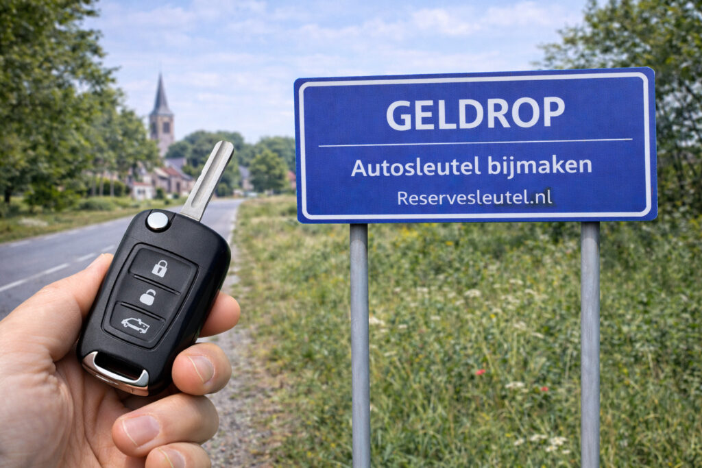 Autosleutel bijmaken in Geldrop op locatie - Reservesleutel.nl