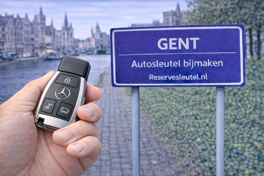 Autosleutel bijmaken in Gent op locatie - Reservesleutel.nl