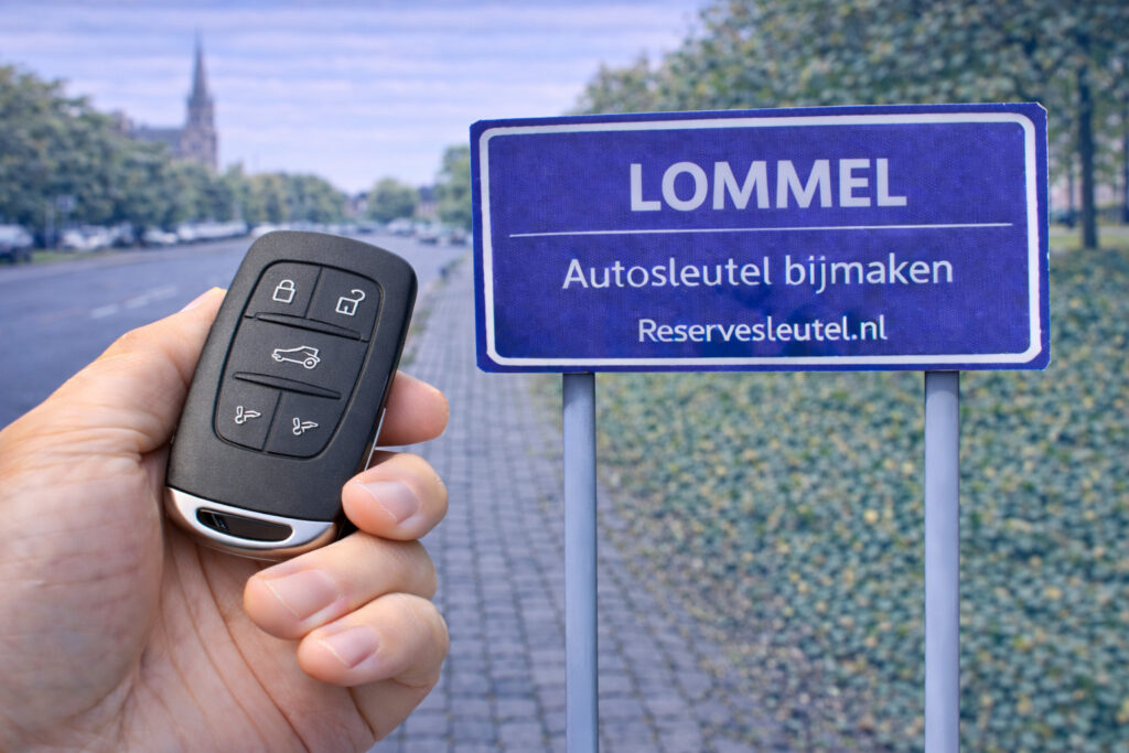 Autosleutel bijmaken in Lommel op locatie - Reservesleutel.nl