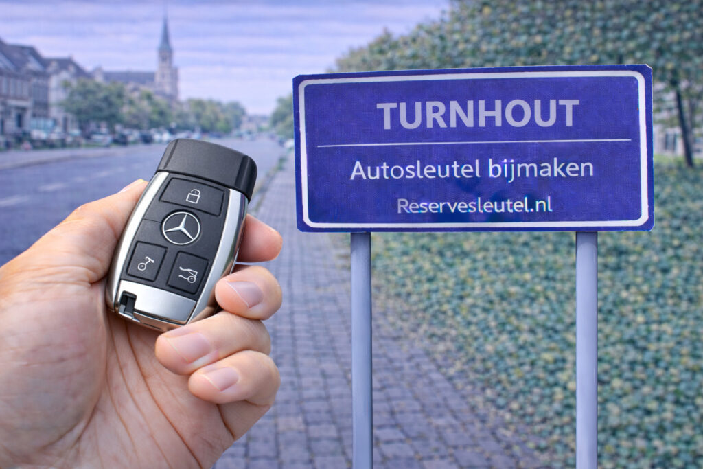 Autosleutel bijmaken in Turnhout op locatie - Reservesleutel.nl