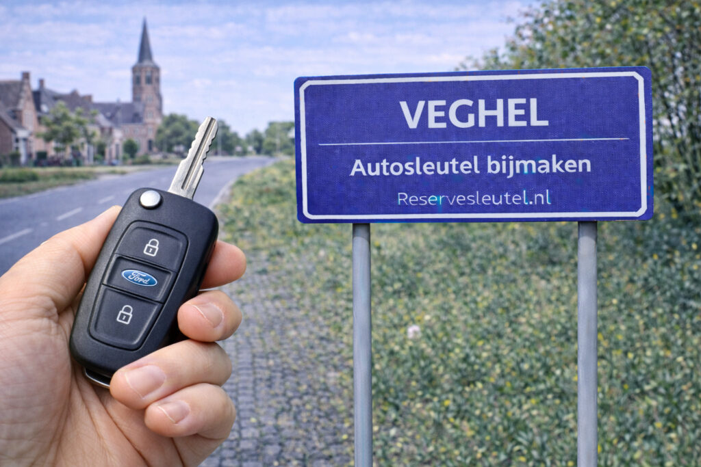 Autosleutel bijmaken in Veghel op locatie - Reservesleutel.nl