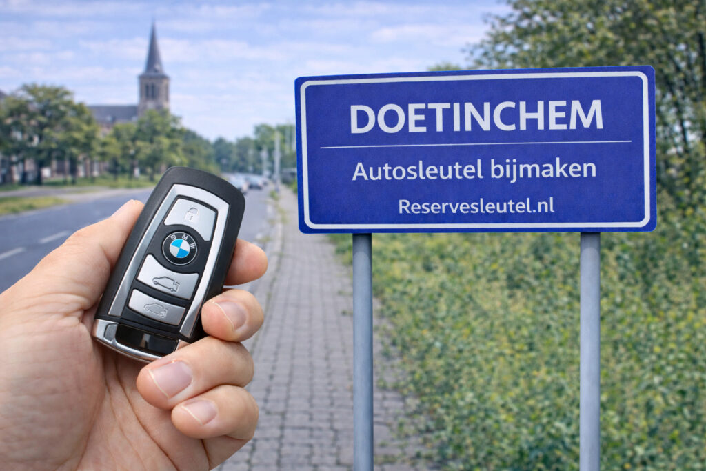 Autosleutel bijmaken in Doetinchem op locatie - Reservesleutel.nl