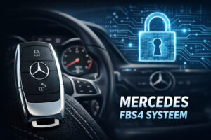 Mercedes FBS4 autosleutel en beveiligingssysteem bij sleutelprogrammering