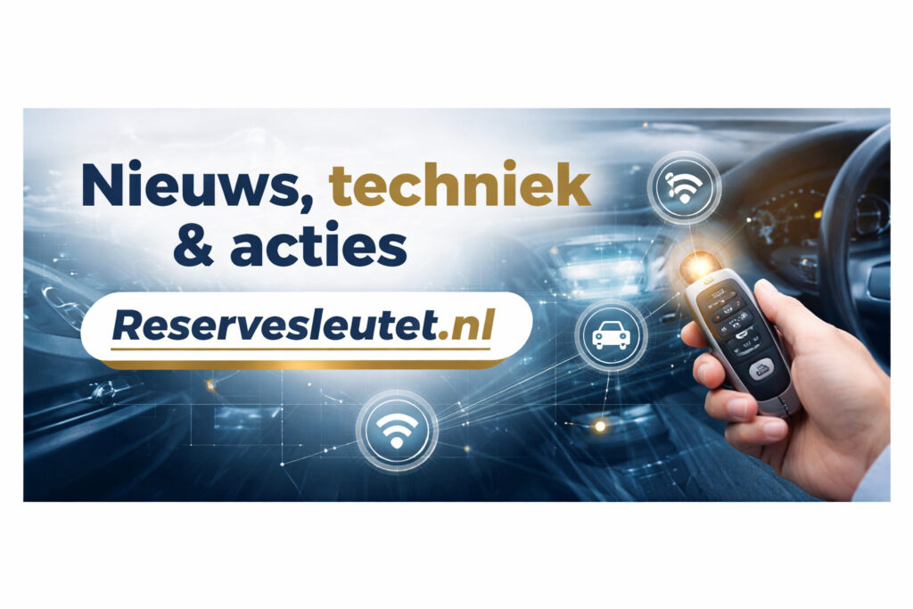 Nieuws, techniek en acties rondom autosleutels bij Reservesleutel.nl